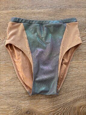 EUC  The Bendy Brand Iridescent Stained Glass Shorts  - Size S